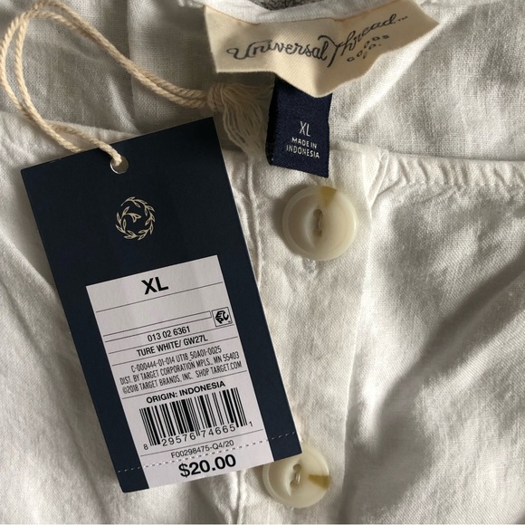 White Universal Thread Top - Picture 5 of 6